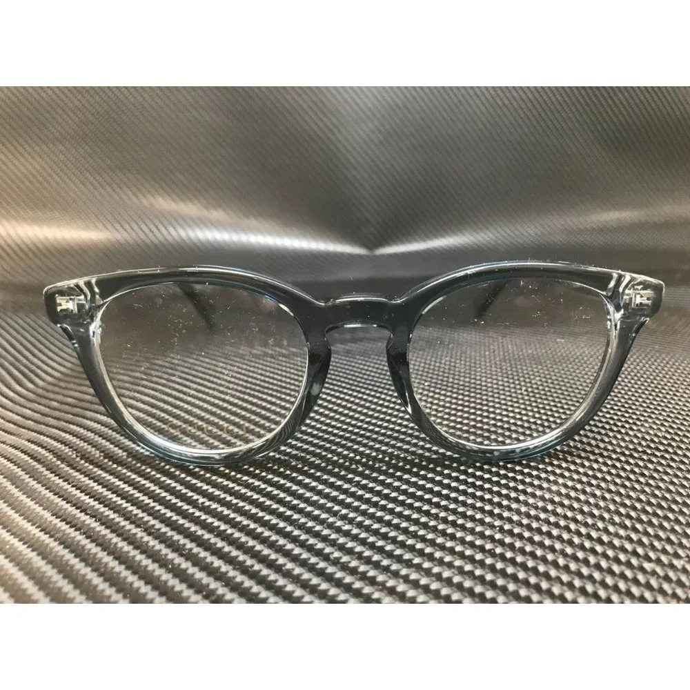 Gucci Blue Transparent Men's 48mm Eyeglasses